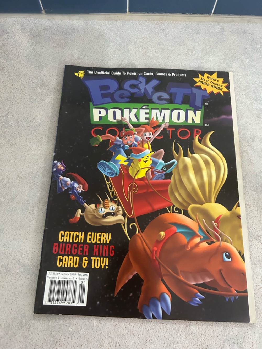 Beckett Pokémon Collector magazine, Volume 1, Number 5, published in Jan 2000